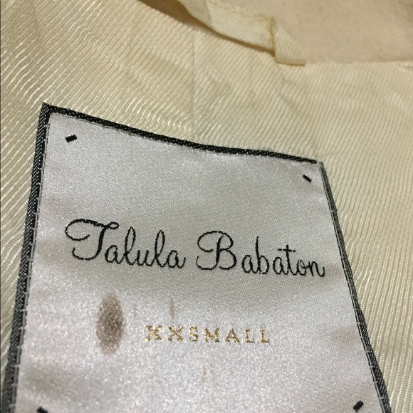 Talula Babaton Military Cashmere Wool Coat - Picture 2 of 3